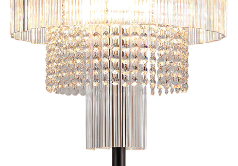 Burnaby Floor Lamp 9 Light Brown Oxide